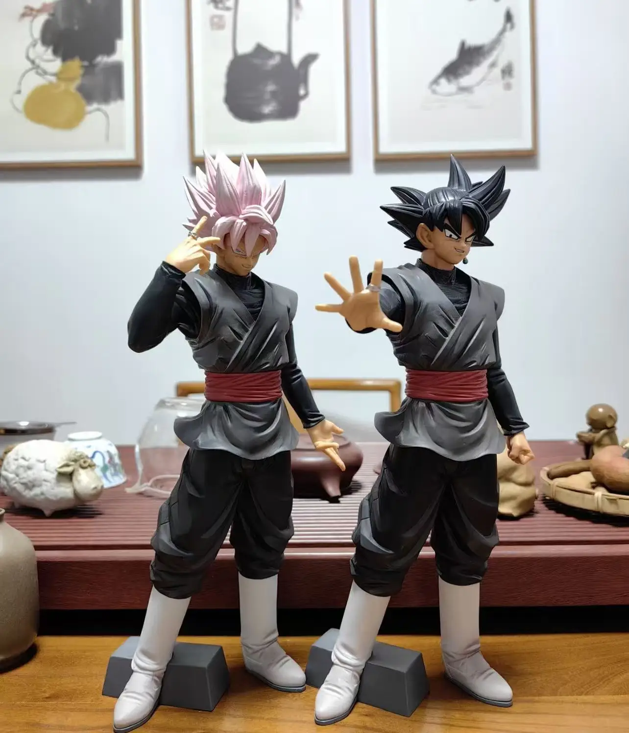 

В наличии Оригинальная фигурка Bandai Banpresto Dragon Ball Clearise Super Saiyan Rose Goku Black 28 см, модель аниме-персонажа, подарок на Рождество