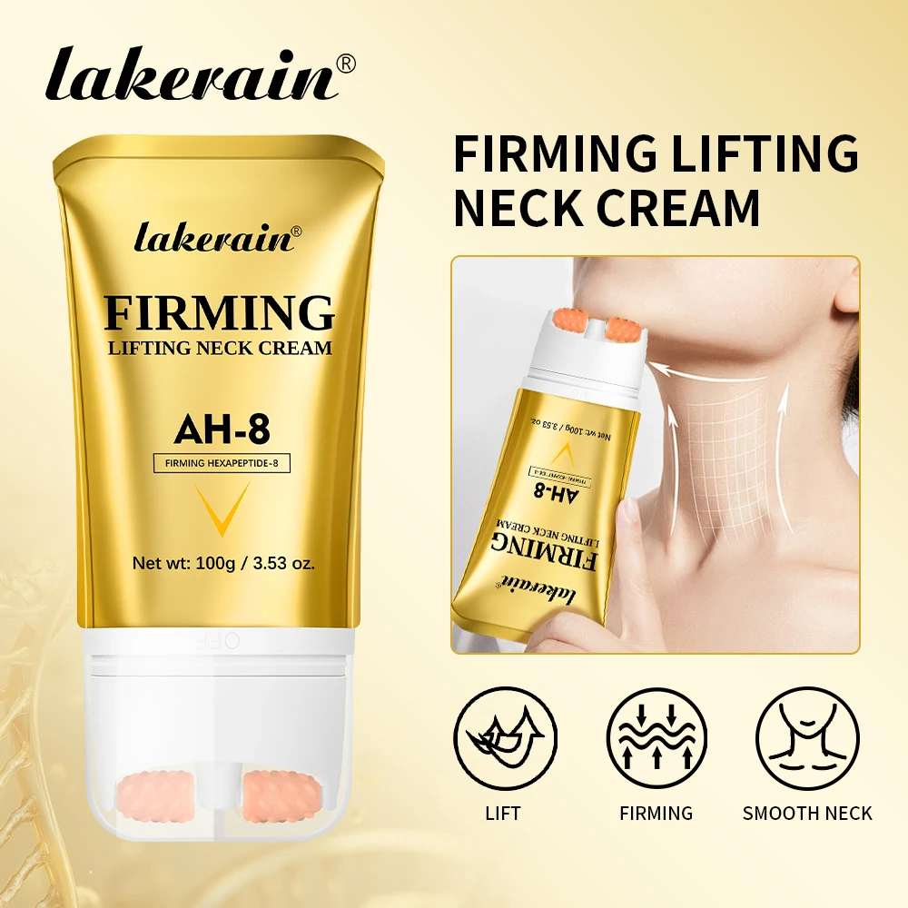 

Ah-8 Firming Lifting Neck Cream Moisturizes Skin Smoothes Fine Lines Wrinkles Firms Loose Skin Neck Skin Care Product for Women