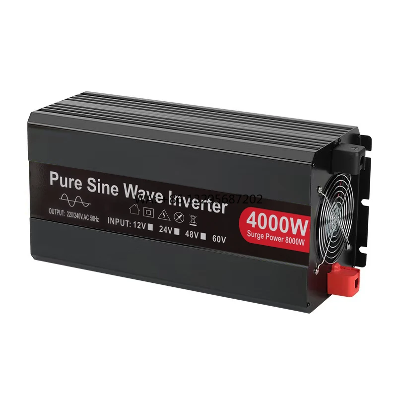 

New Arrival 4000VA Pure Sine Wave Inverter DC12V/24V AC 220V 50Hz Portable Power Converter
