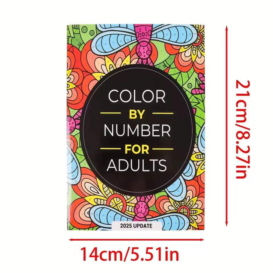 Color By Number For Adult Colouring Book: A Unique Background Paper Adult Colouring Book For Men Women & Teens Stress Relief