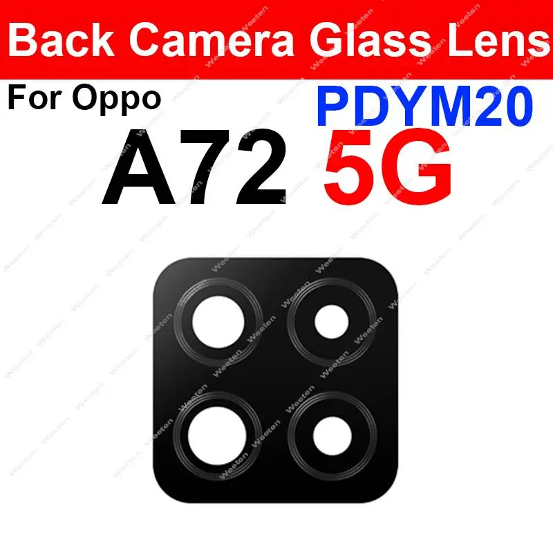 Rear Camera Glass Lens For OPPO A72 A74 A92 A93 A94 A95 A96 A97 4G 5G Back Camera Lens Glass Repair Spare Parts