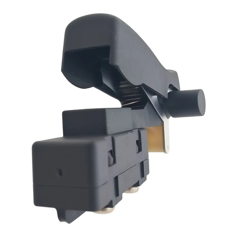 Black Cutting Machine Switch Switch Accessory For CNC Machines Ergonomic Shape Precise Control 250V 10A Rating