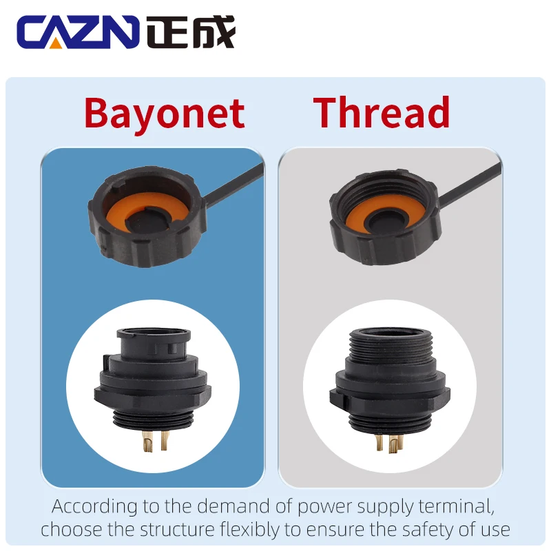 E10 Series High-Quality Dust Cap Cover round Hole Latch Threaded Bayonet Style for Protection