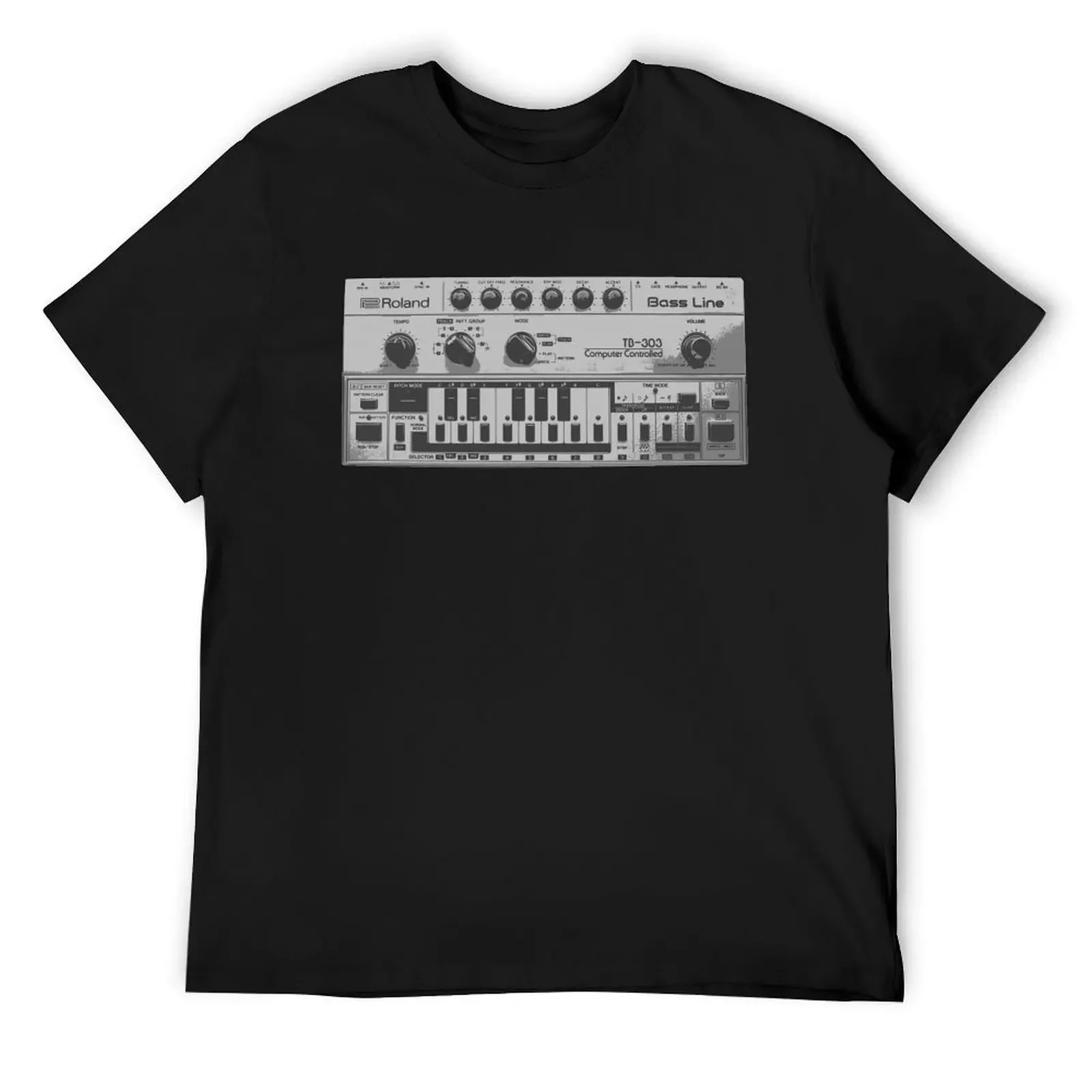 Roland bass Line TB303 T-Shirt oversizeds graphic shirts oversized graphic tee men clothing