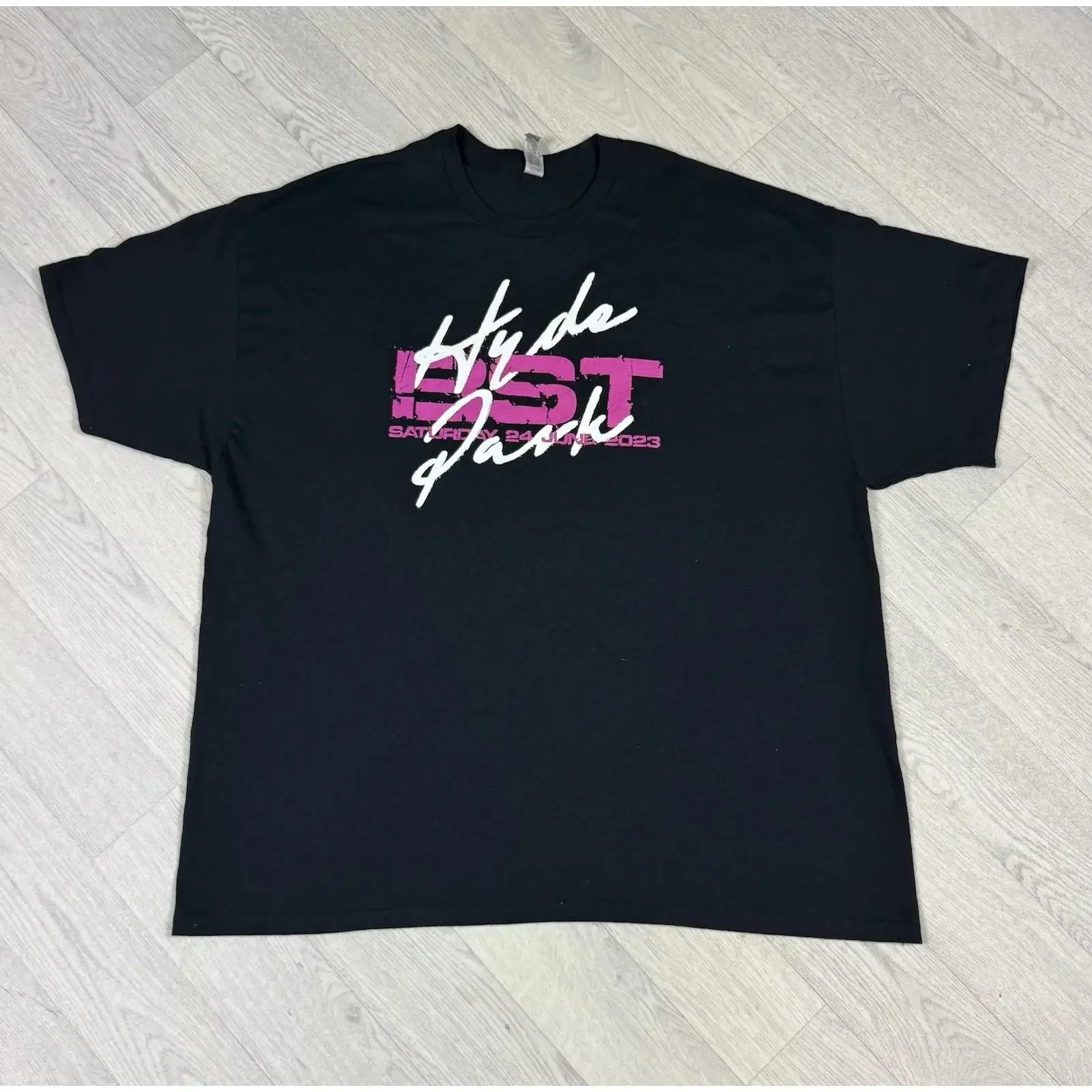 Pink BST Hyde Park T Shirt 2XL P nk Official Concert XXL Heavy Cotton Music vintage Washed designer clothes fashion streetwear