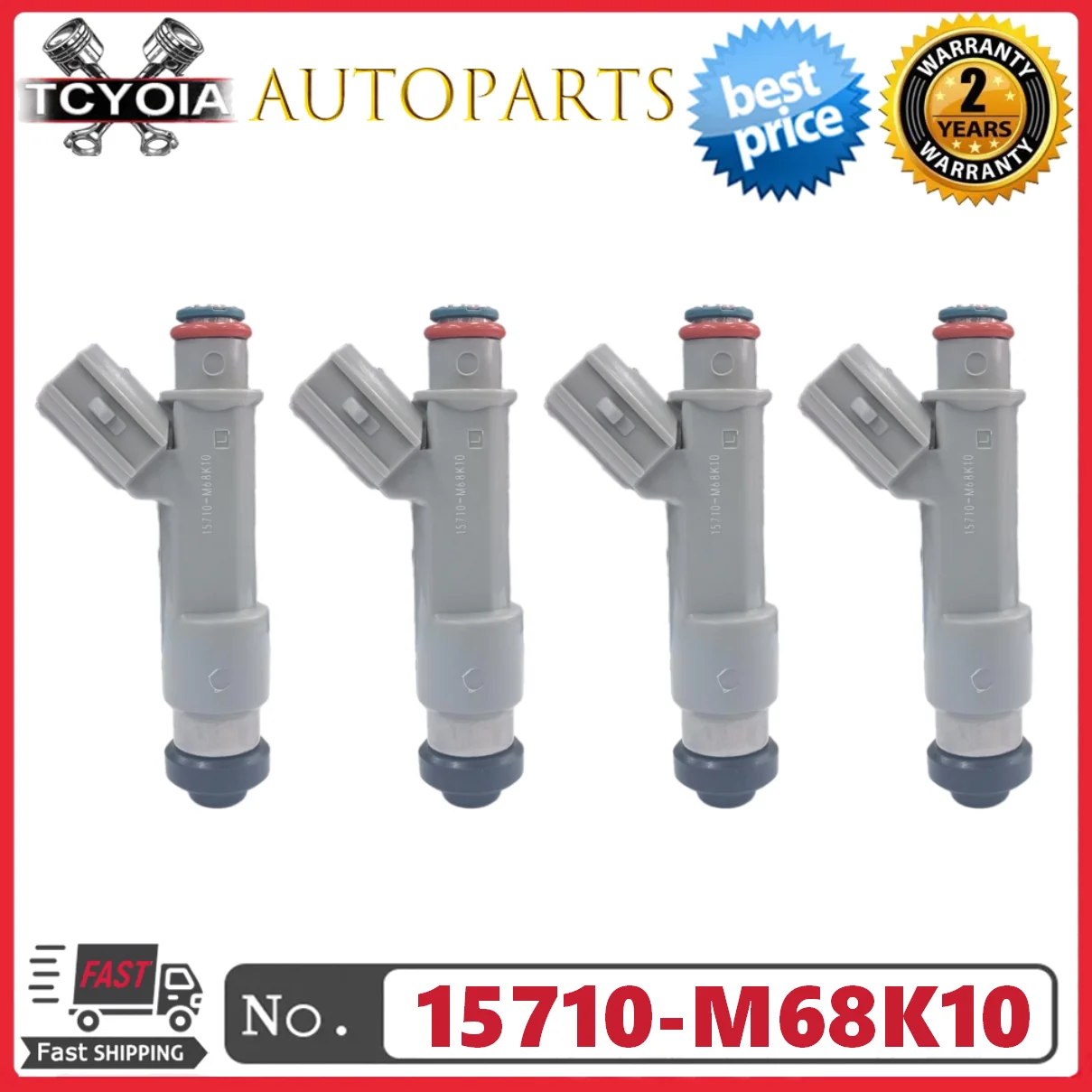 3/4pcs Fuel Injectors 15710-M68K10 for Suzuki A-Star Alto K10