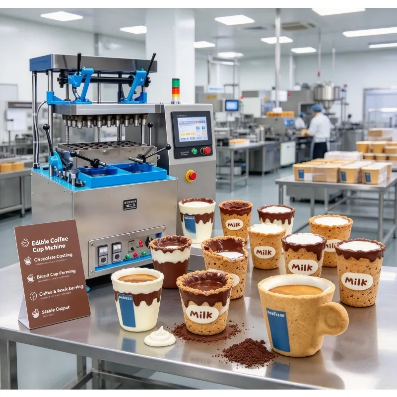 Budget-Friendly Good Condition Edible Coffee  Cups Making  Machine Customized
