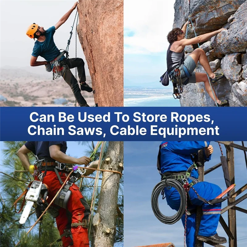 【HAPPYH】 Gancio per arrampicata sugli alberi in alluminio Gancio per albero in alluminio per Shembiner XL per motoseghe e utensili