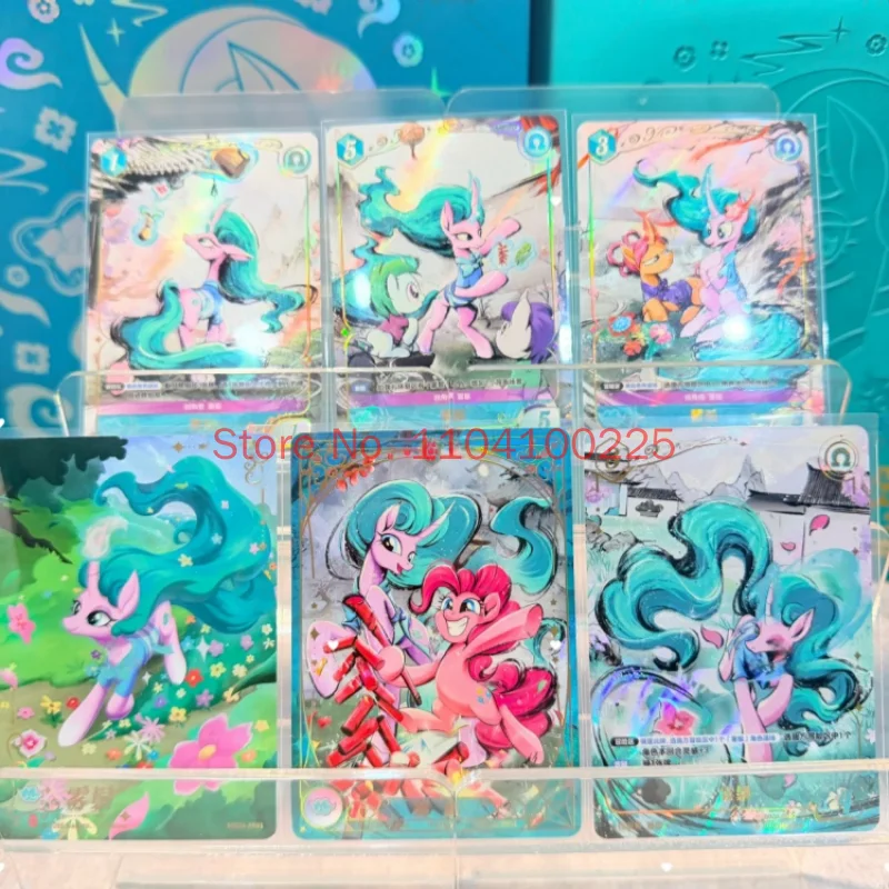 Kayou Authentic My Little Pony Trading Card Game Qiji Zonghua Pre-Built Tcg Battle Cards Anime Merchandise Collection Cards Toys