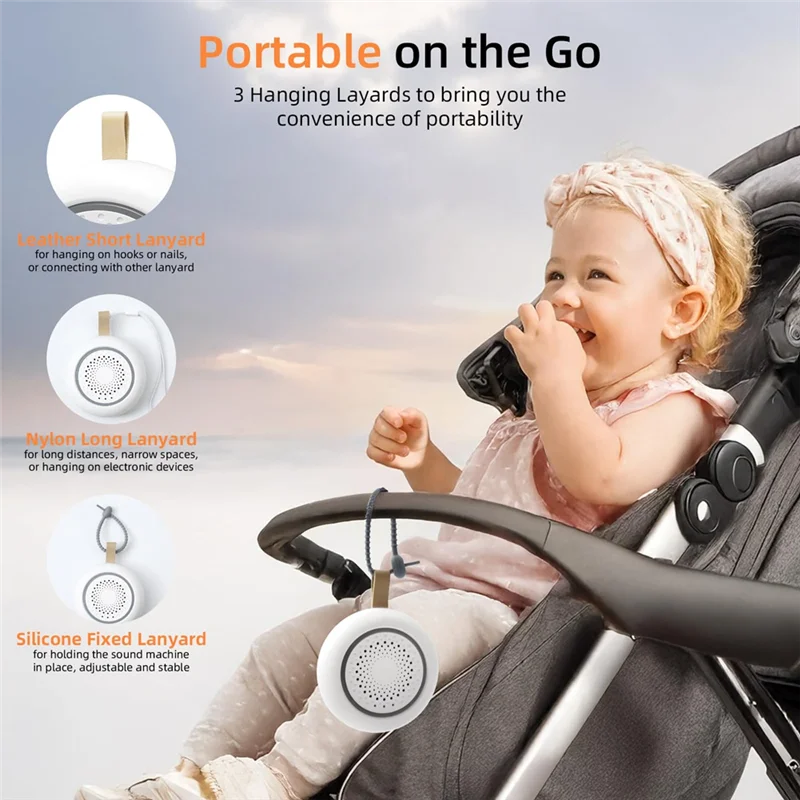 A38T-White Noise Sound Machine - Baby Sound Machine White ulasan dan harga