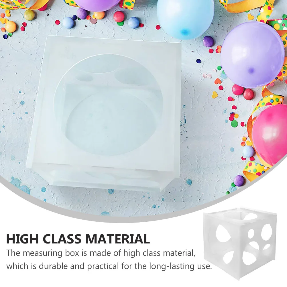 

1pc 11-Hole Balloon Box Collapsible 2-10 Inch Size Measurement Tool Party Party Supply Supplies Balloon Accessories
