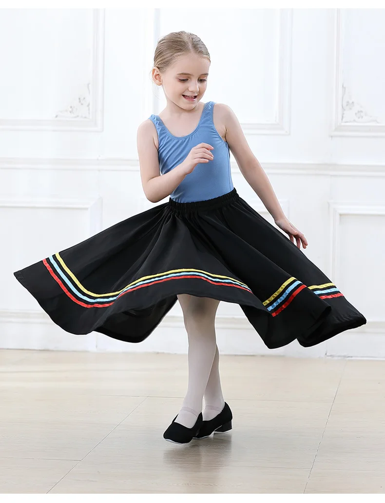 1pcs/lot fashion style children ballet dance skirt girl black ballet skirt