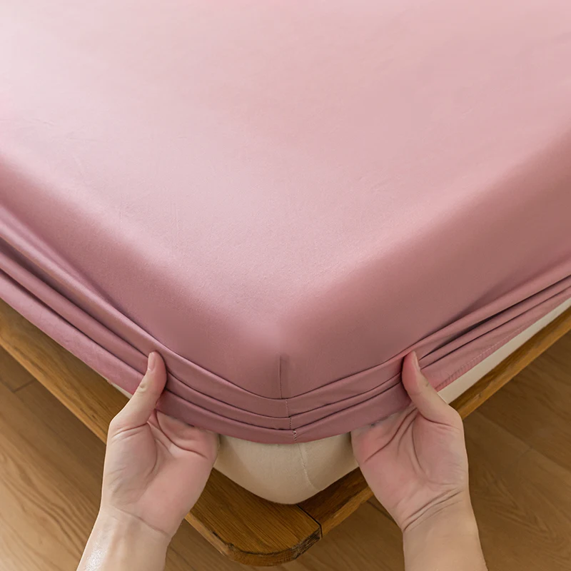 100% Waterproof Mattress Cover Protector Adjustable Non-slip Bed Fitted Sheet With Elastic Band for King Queen 90/140/160/200