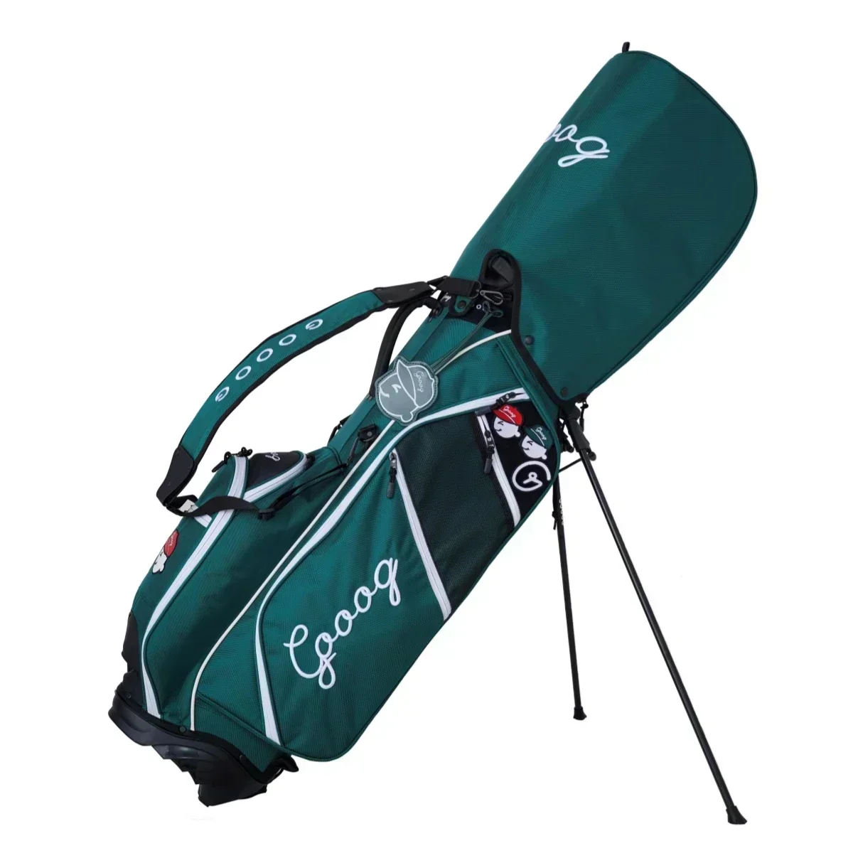 GOOOG Brand  Golf Rack Bag Nylon Waterproof  Stand Caddy Cart Gun Bag（gooog logo）