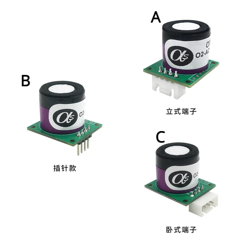 The electrochemical oxygen sensor module can be applied to the industrial oxygen concentration detection module SC02-O2