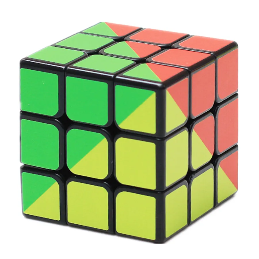 3x3 Regenbogen Würfel Vier Farben 3x3x3 Zauberwürfel Bildung Lernen Cubo Magico Spielzeug Für Kinder – Detail 6