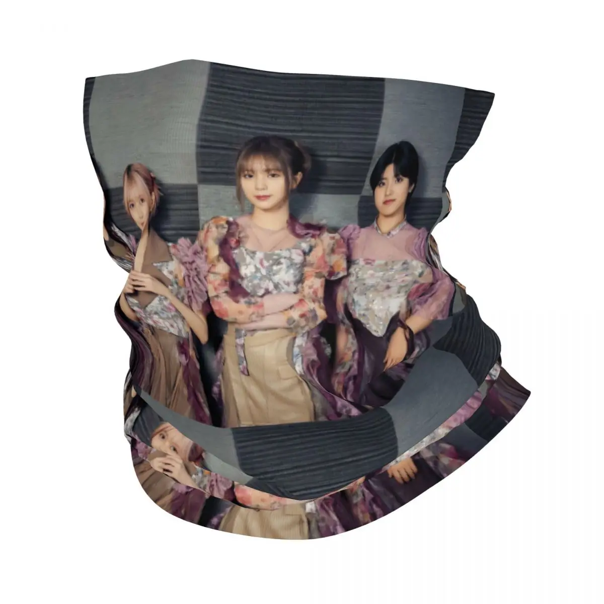 

Бандана на заказ Amefurasshi, зимняя теплая повязка на шею, женский ветрозащитный шарф для лица для пеших прогулок, повязка на голову с гетрами Japan Girl Idol Qroup