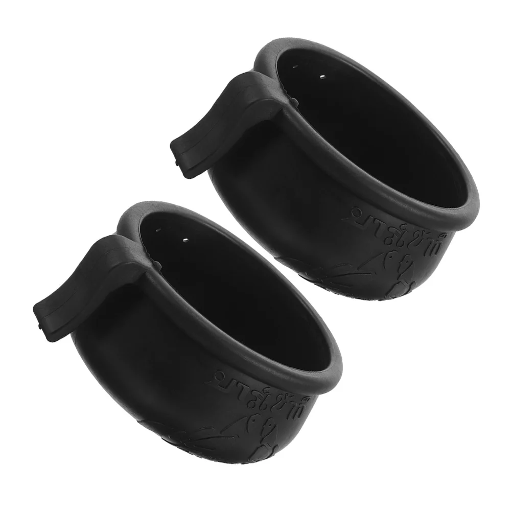 

2 set Chicken Feeding Bowl Replaceable Gamecock Food Holder Poultry Water Cup Durable Compact Feeding Bowl For Chickens Pigeons