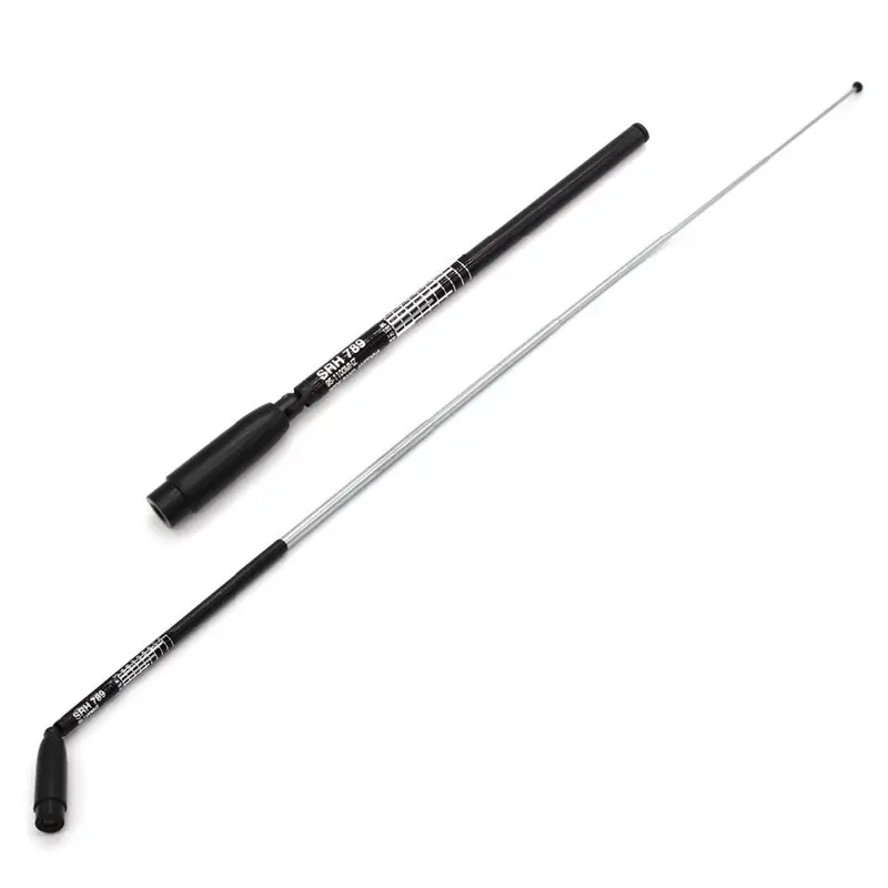 B63B-10X SRH789 SMA Male 95-1100Mhz Foldable Telescopic Antenna
