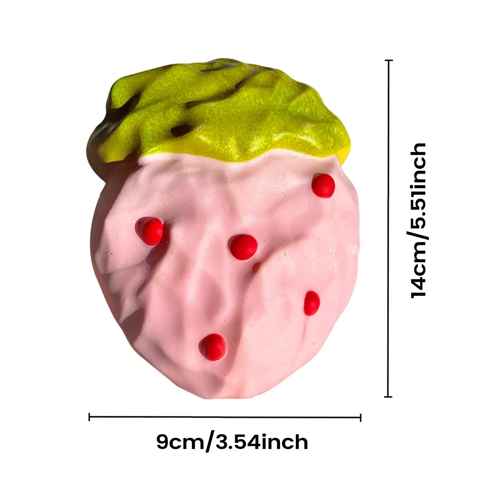 Spremere giocattoli morbidi non appiccicosi elastici alla fragola agitarsi giocattoli per adulti adolescenti bambini donne uomini ragazzi ragazze vacanze di compleanno