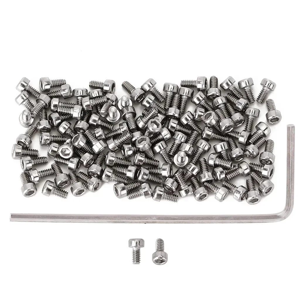 100Pcs M1.4 Metal Hex Socket Screws Fit 1.0