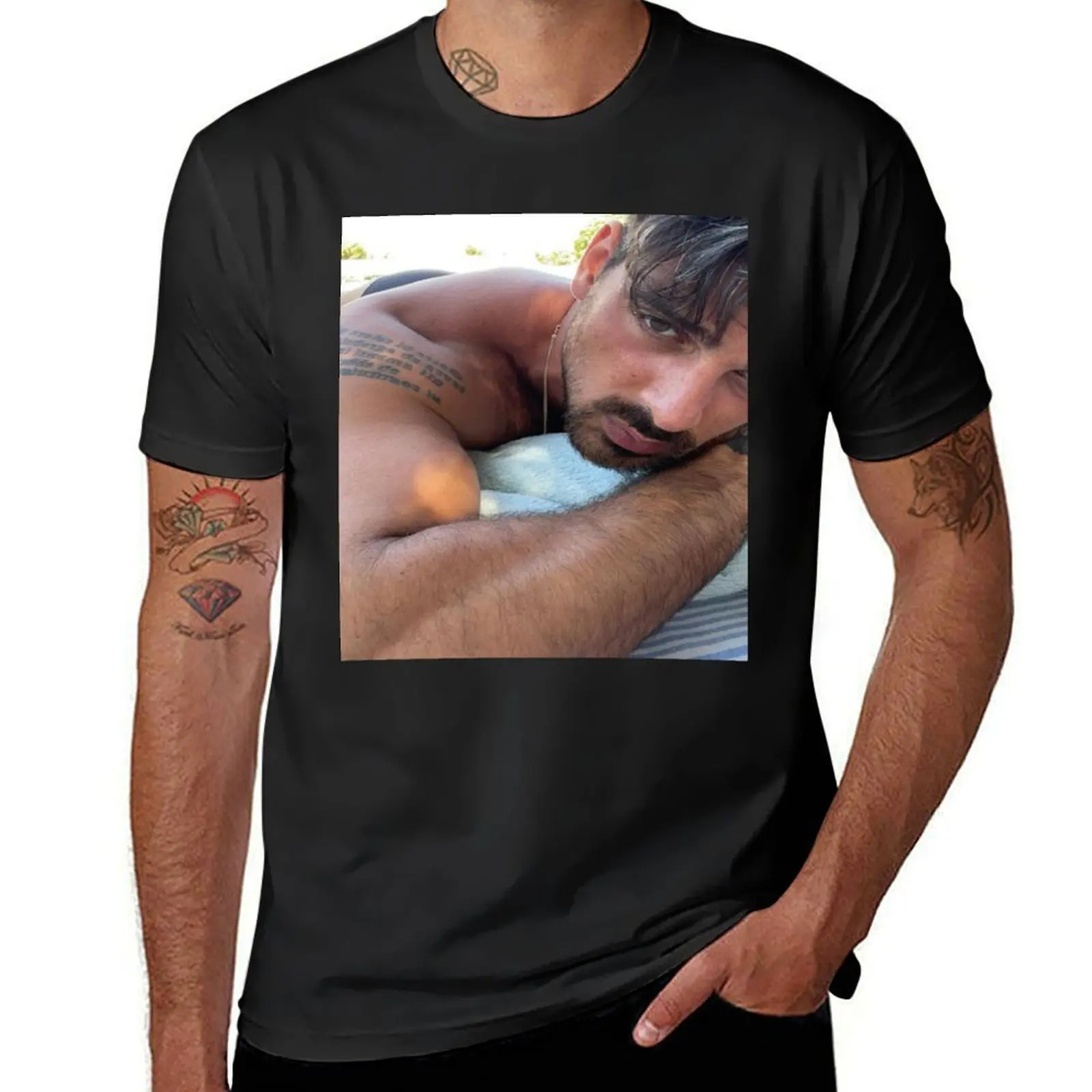 michele morrone So hot T-Shirt sweat customs design your own men clothing