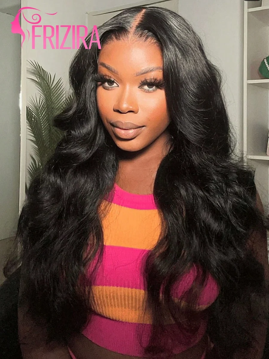

200 Density Body Wave Human Hair Front Wig 13x6 13x4 Hd Lace Frontal wig 40 Inch Pre Plucke Brazilian Human Hair Wig For Women