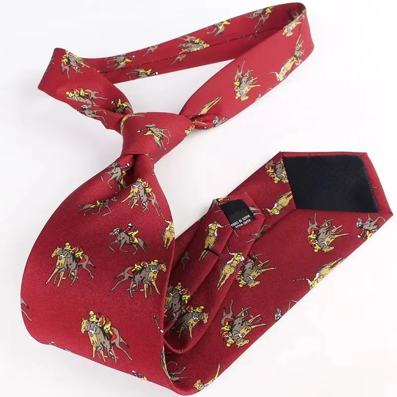 Fashion New Flower Tie Retro 9CM Men's Business Banquet Evening Party Casual Trendy Cashew Floral Neckties Gifts Decoration