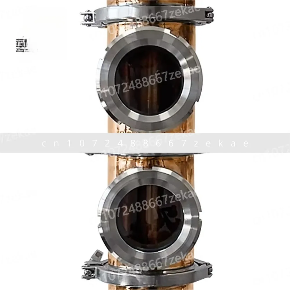 Moon Shine Reflux Still 4 بوصة 6 بوصة لوحة فقاعات عمود التقطير النحاسي مع Procap #1