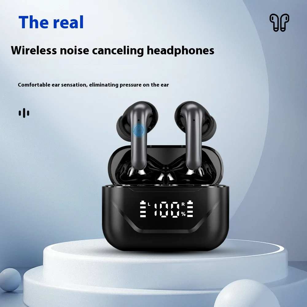 ANC + ENC in-ear TWS Dual-mark Intelligent Noise Reduction Wireless Bluetooth Headset with Good Long Battery Sound Quality