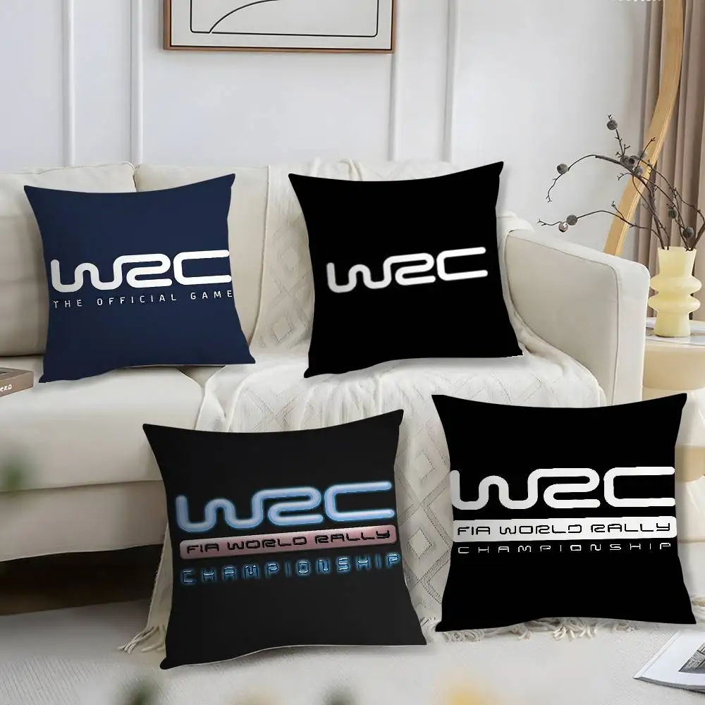 WRC Rally R-RacingS Pillow Case Short Plush Print Cushion Cover Square Throw Pillow Covers Sofa Home Decor