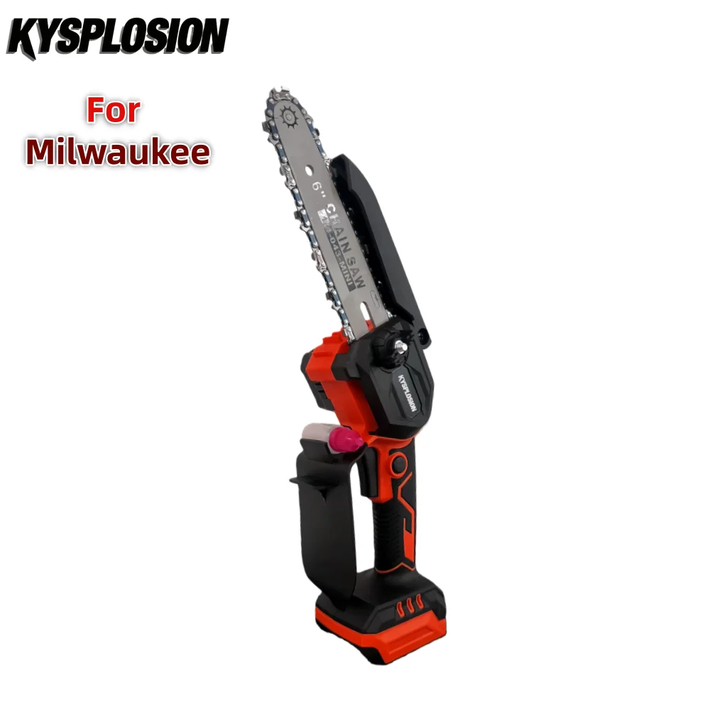 Mini Chainsaw for Miwaukee M18 Battery 6-Inch Brushless Cordless Electric Chain saw for Tree Pruning Wood Cutting tool