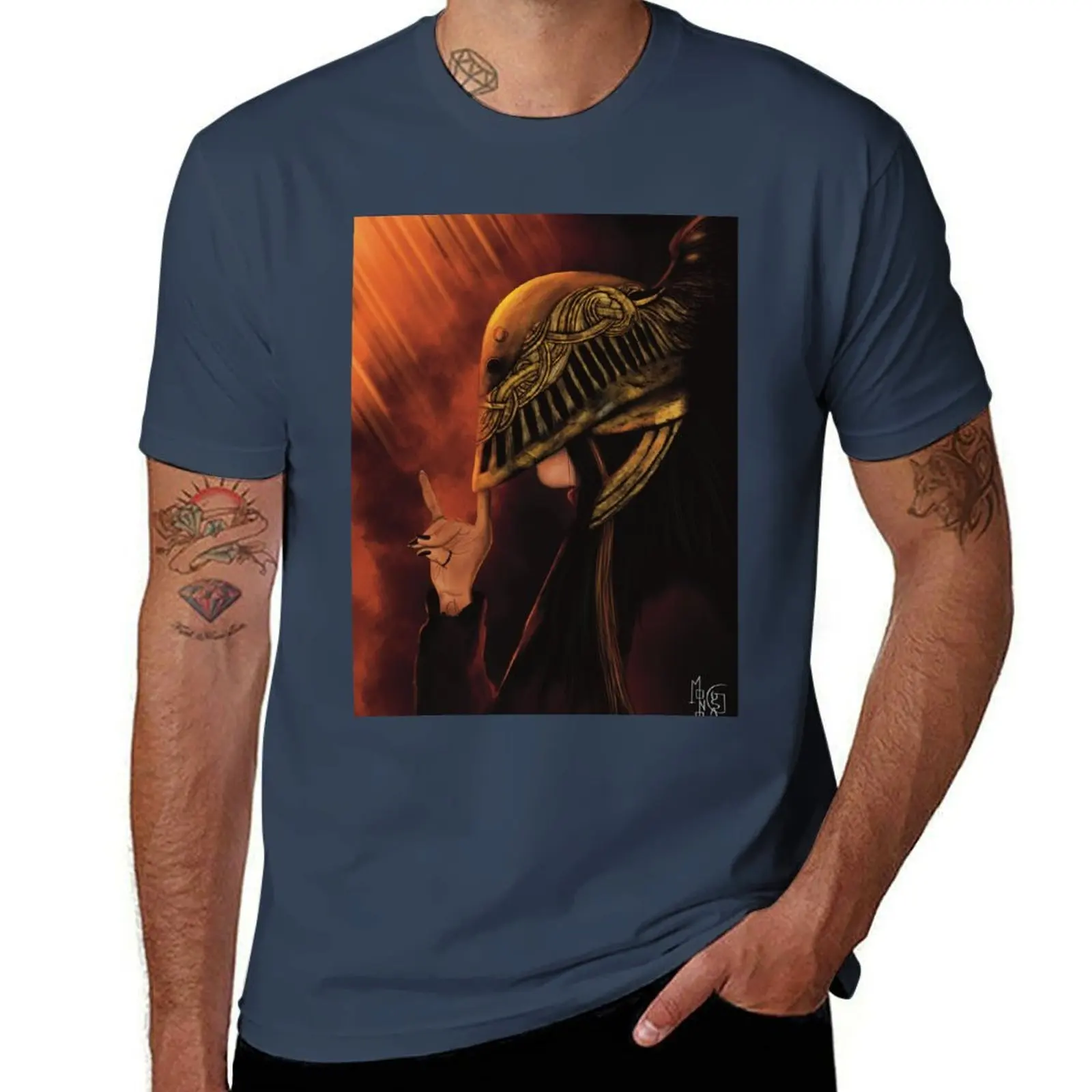 

Malenia Queen of rock T-Shirt Plus Size Lightweight Top