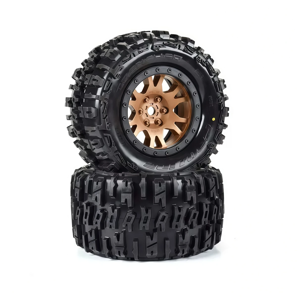 Pro-Line PRO1015115 1/5 Trencher 4.3" RC Monster Truck Tires 24mm Hex Pre-Mounted Wheels For Traxxas X-MAXX XRT 2pcs