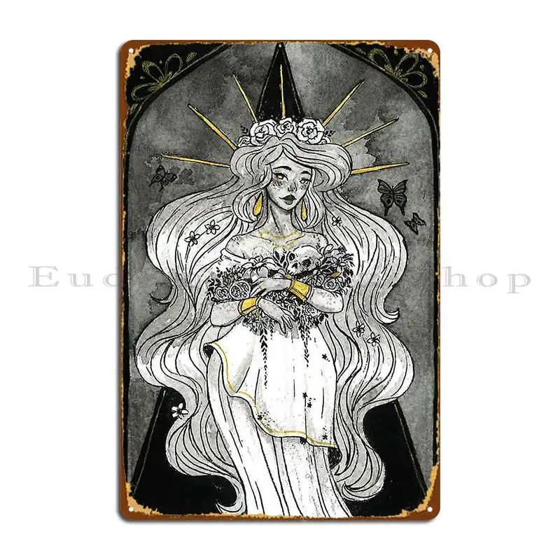 Persephone Metal Plaque Poster Design Rusty Designing Kitchen Wall Decor Tin Sign Poster