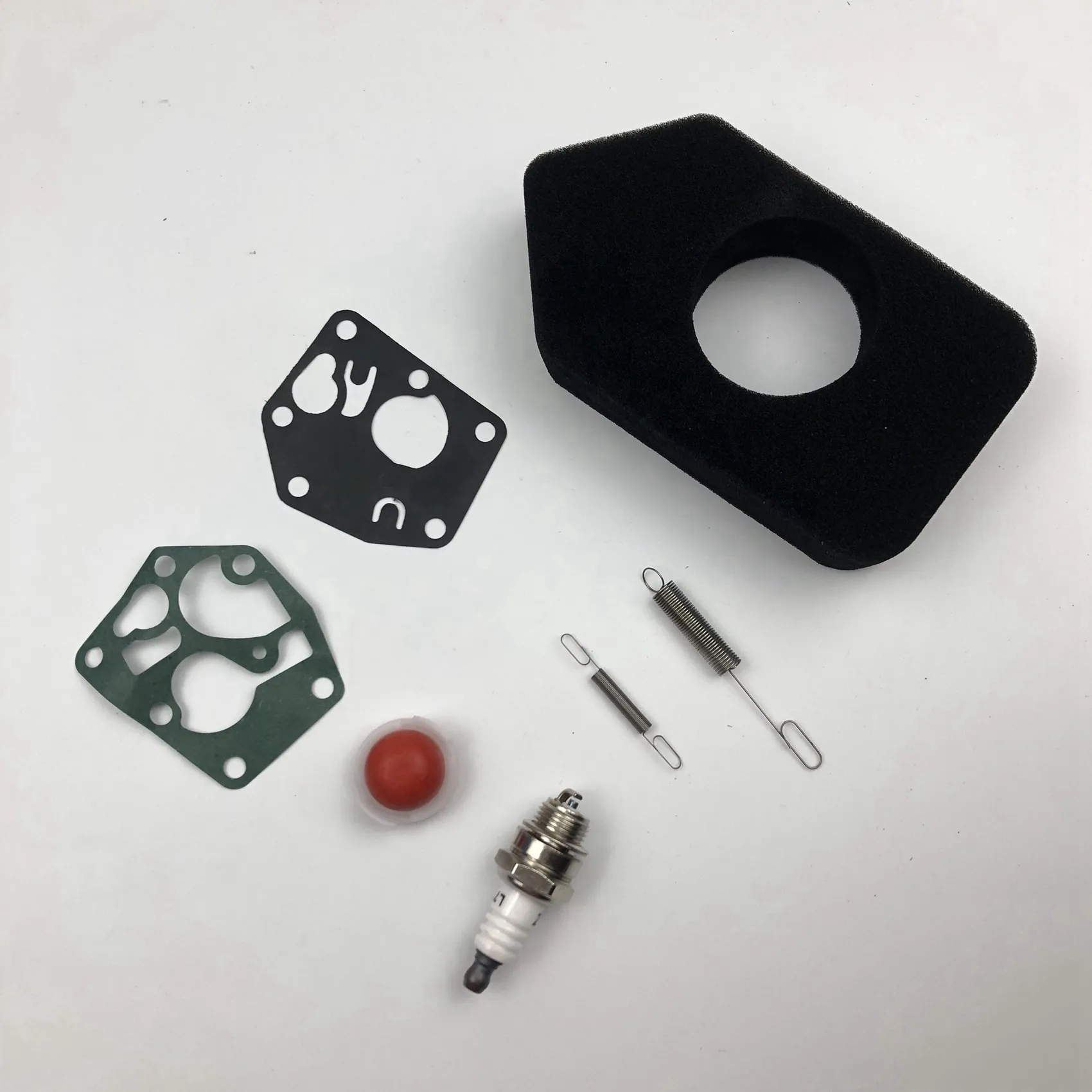 Premium-6X Spring Air Filter Gaskets Spark Plug For Briggs Stratton 691859 692211 Lawnmower Parts Power Equipment Accessories