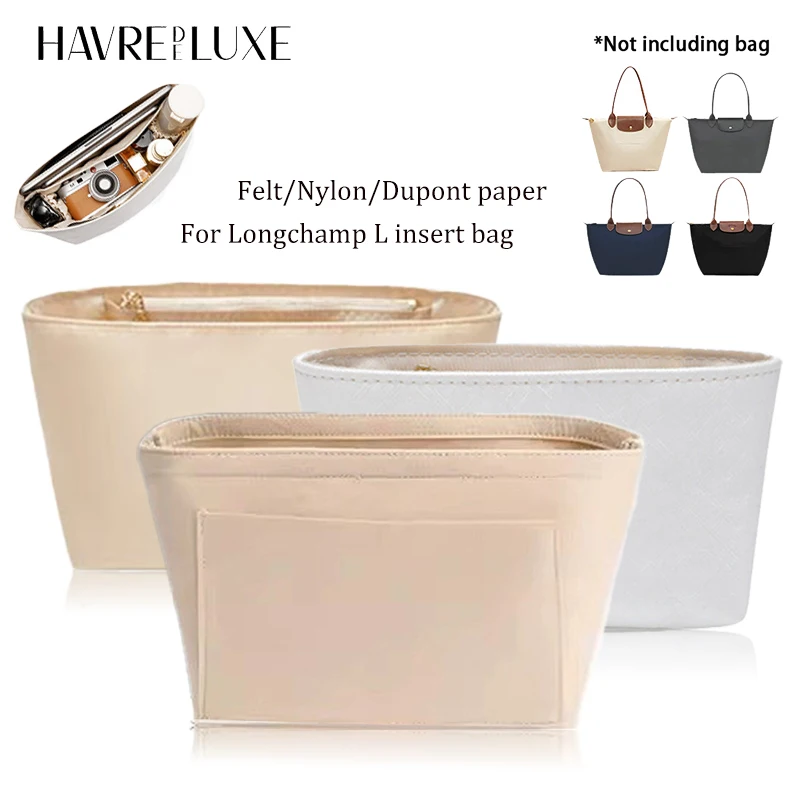 Waterproof Dupont Paper Bag Inner Liner Energy L Size Felt/nylon For Longchamp Bag Organizer Orderly Storage Three-dimensional