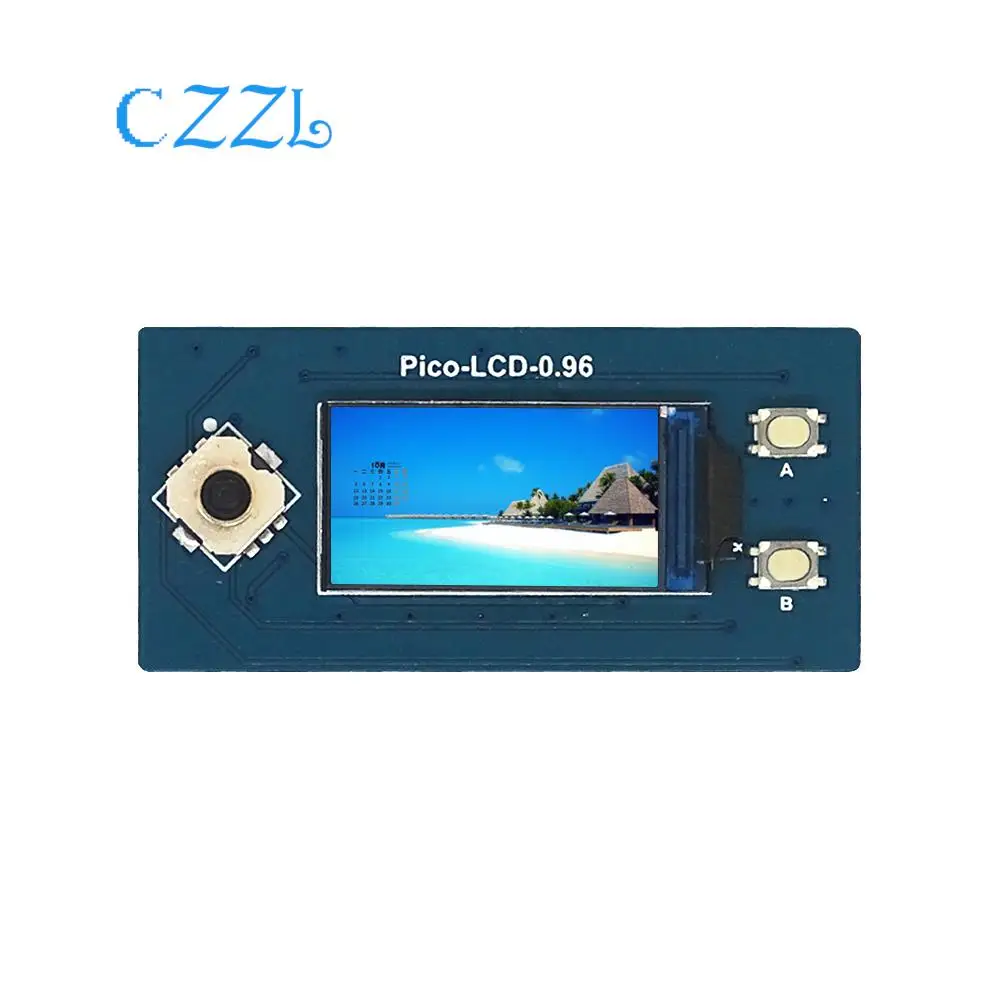 0.96 inch LCD Display Module SPI for Raspberry Pi Pico, 65K RGB IPS Screen,160×80 Resolution, ST7735S Driver