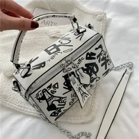 2024 Luxury Design Women Leather Handbags and Purse Fashion Crossbody Bags for Women Graffiti Handbags Shoulder Bags Women Bag