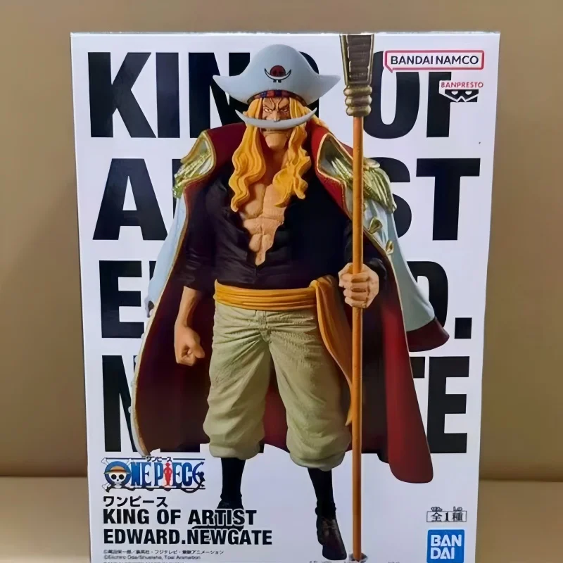 Figura Coleccionable de Anime Banpresto King Of Artist One Piece, Barbanegra Edward Newgate, 33 cm, Batalla de Marineford, Cuatro Emperadores, Modelo de Regalo