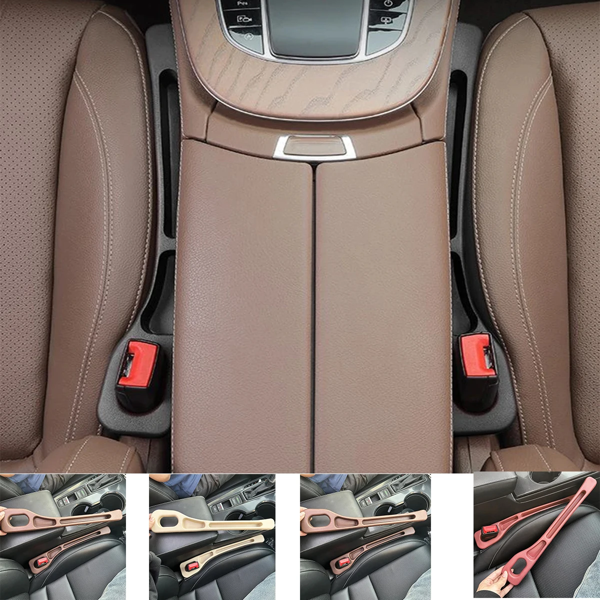 1 Pair of Car Seat Gap Plug Strips Car Seat Gap Storage Box, Car Seat Position Storage Box Interior Decoration Items