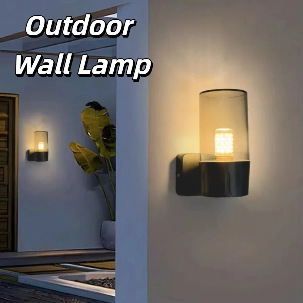 IP65 Waterproof Outdoor Wall Light Aluminum Material Simple Design Wall Lamp Cross-border Style Decoration Light