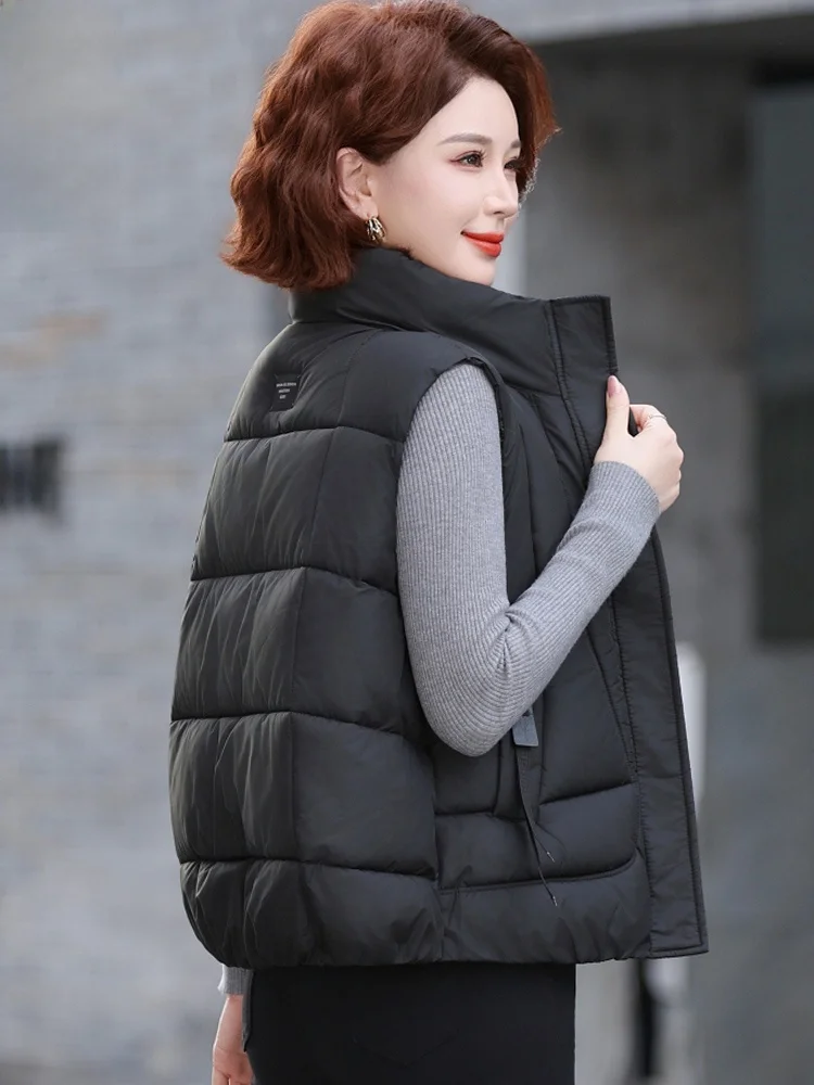 Cappotto invernale da donna in piumino di cotone Faion Sli Abbigliamento da mamma di mezza età Capispalla caldo Casual Sle Stand Fit Thiened