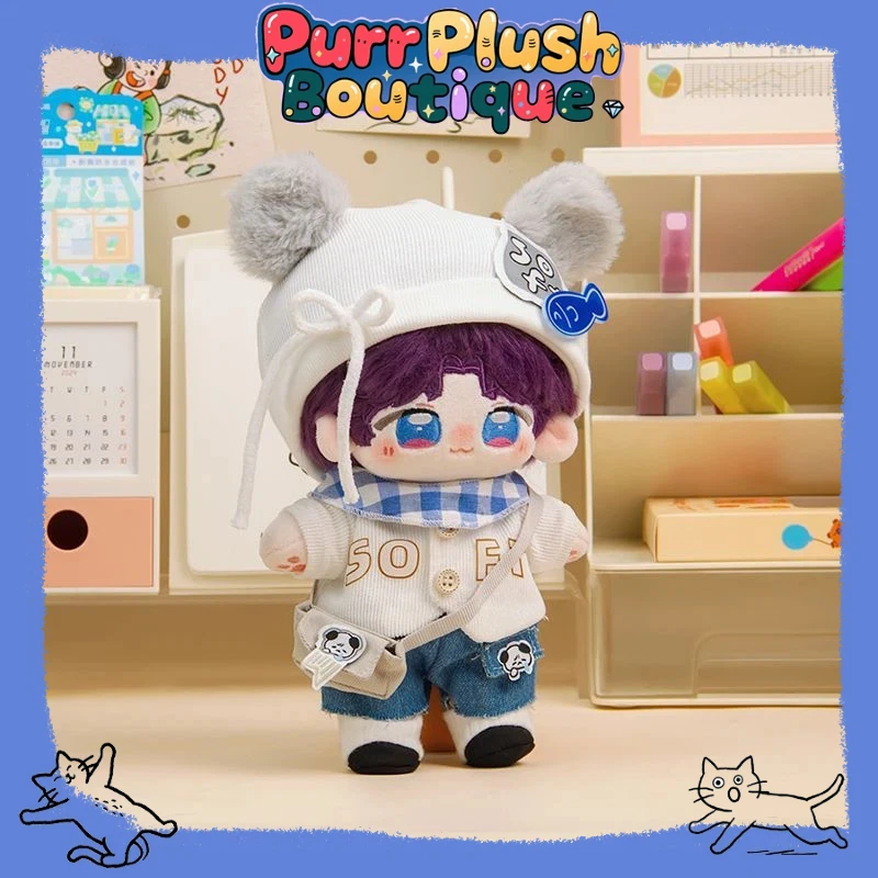 

20cm Plushes Doll Game Love and Deepspace Rafayel Qi Yu Dress-up Cotton Doll Fans Otome Game Send Friends Gift Stuffed Body Xmas