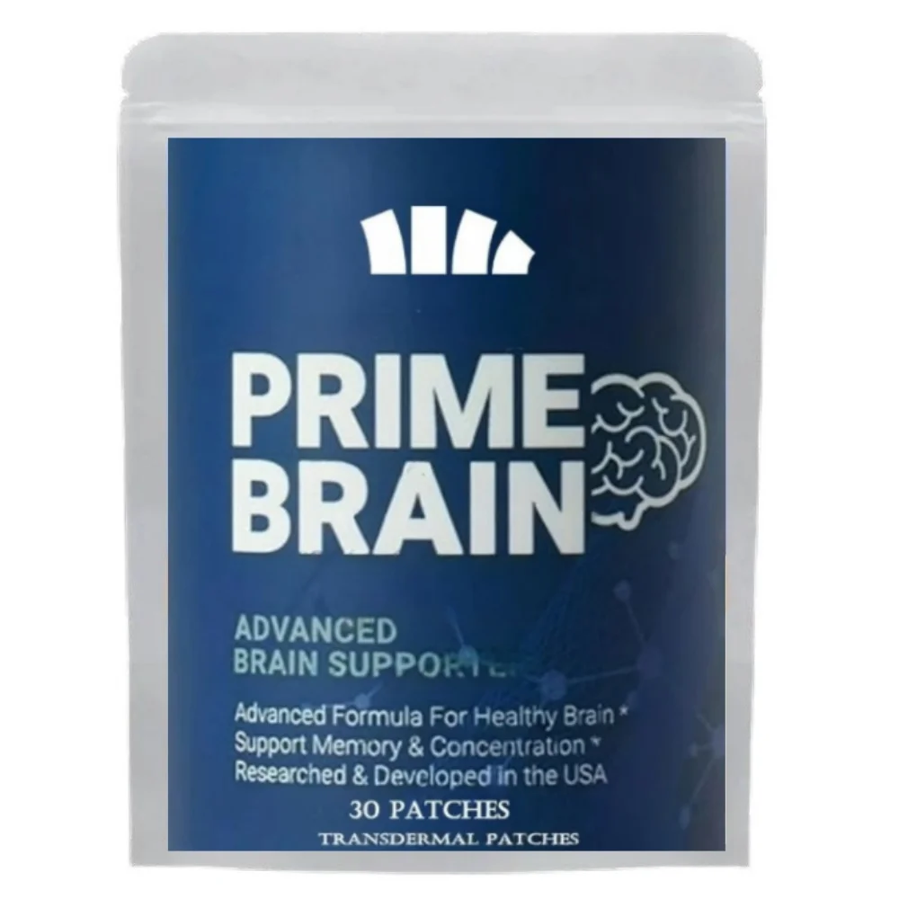 30 Patches Brain Transdermal Patches Ginkgo Biloba, L-theanine, Vitamin B12 For Memory, Focus Support