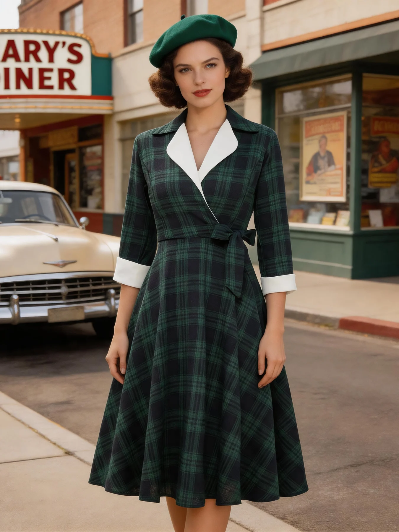 Tonval Kiểu Chữ V Cổ Vintage - đánh giá và giá Vintage Fashion Dresses