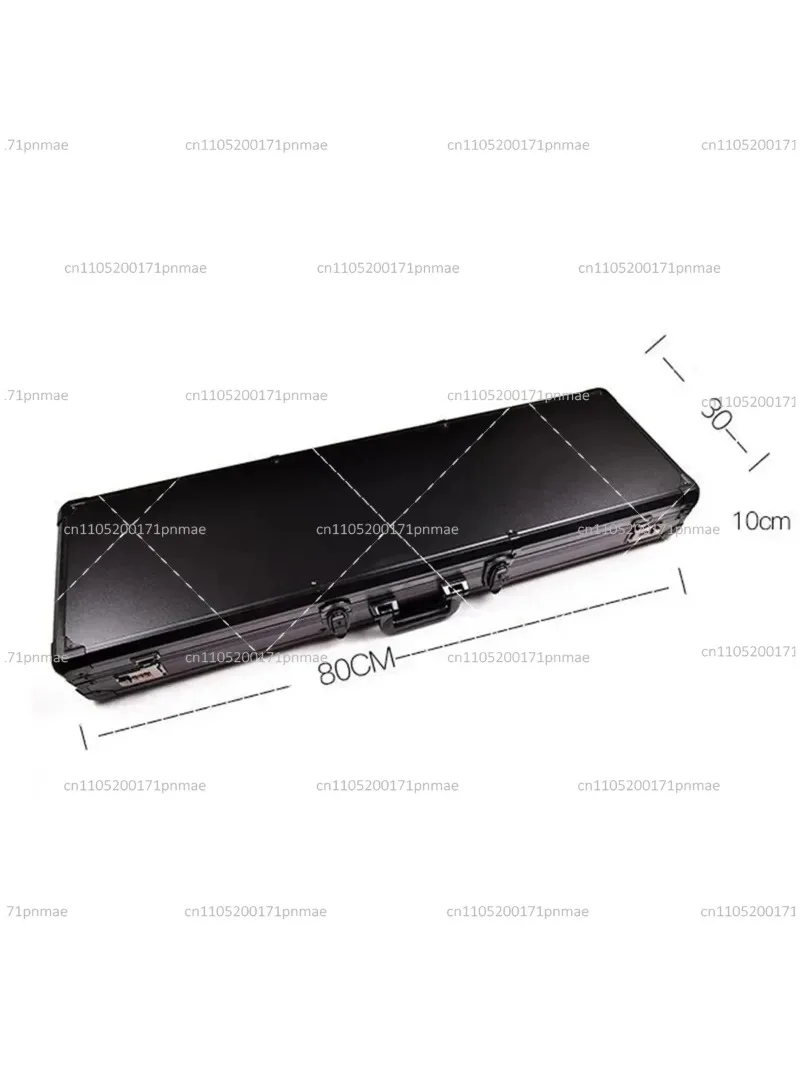 

Extra Long Aluminum Alloy Tool Box Instrument Case Fishing Rod Case Equipment Storage Box with Sponge