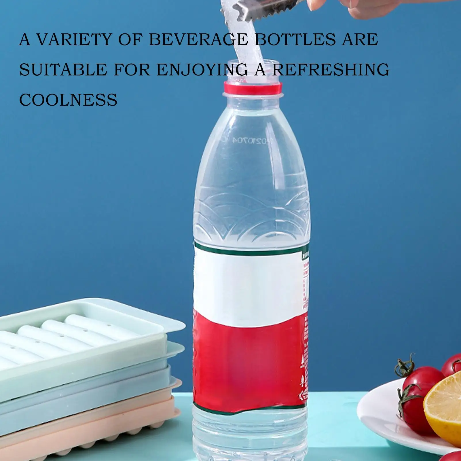 

11 Grids Silicone Long ice cubes mold Non-Stick Stick Shape Ice Tray Summer Iced Beverage Making Tools for Wine Juice Fruit