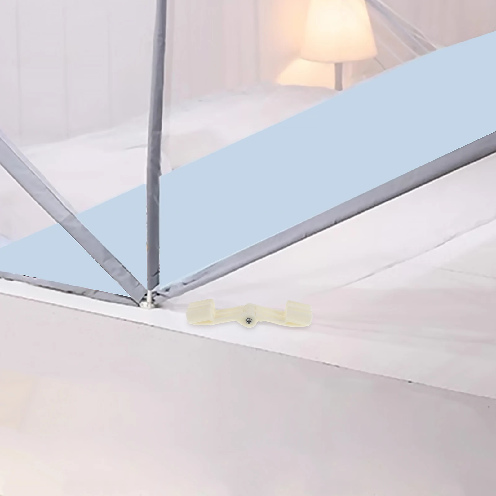 

Mosquito Net Holder Canopy Clip Folding Net Compass Tail Clips Plastic Car Bumper Door Stable Secure Easy Use Wide