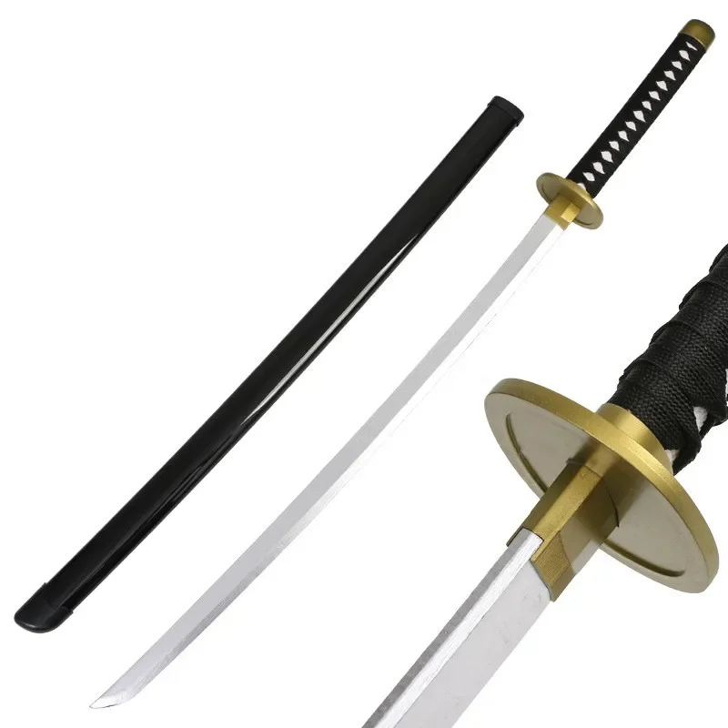 Anime Rollenspel Hayakawa Aki Katana Cosplay Prachtig 102Cm Bamboe Geassembleerd Zwaardwapen 40Inch Model